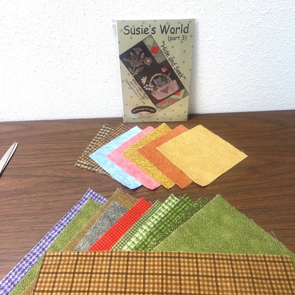 Susie's World Block Of The Month‎ by Keepsake Quilting Month 3 Hide & Seek Cat